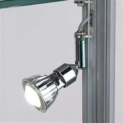 Portable Display Case W/Top & Side Lights, Locking Hinged Door, Carry Case - Silver 4 Portable Display Case W/Top & Side Lights, Locking Hinged Door, Carry Case - Silver -Displays2go Shop 2tcaseslvs.ra4 preview