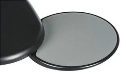 Height Adjustable Laptop Stand, Printer Shelf, Mouse Pad & Cup Holder - Black -Displays2go Shop adtmwsa1.ra7 preview