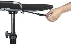 Height Adjustable Laptop Stand, Mouse Pad & Cup Holder - Black 5 Height Adjustable Laptop Stand, Mouse Pad & Cup Holder - Black -Displays2go Shop adtmwsb2.ra5 preview