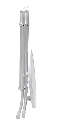 23 x 42 Round Cocktail Table - White 23 X 42 Round Cocktail Table - White -Displays2go Shop bar2442wc.ra2 preview