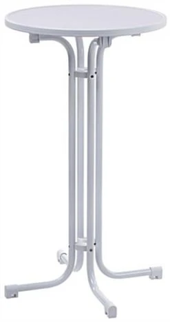 23 X 42 Round Cocktail Table - White