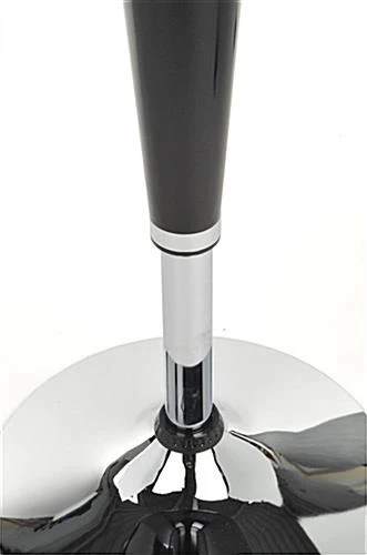 24” Round Cocktail Table, Height Adjustable, 360 Degree Swivel - Black 24” Round Cocktail Table, Height Adjustable, 360 Degree Swivel - Black -Displays2go Shop brtblbf1.ra5 preview