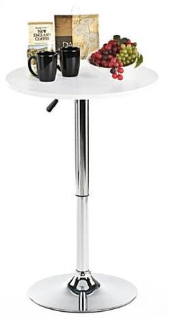 23.5” Round Cocktail Table, Height Adjustable - White 2 23.5” Round Cocktail Table, Height Adjustable - White -Displays2go Shop brtblwa1.ra2 preview