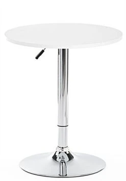 23.5” Round Cocktail Table, Height Adjustable - White 4 23.5” Round Cocktail Table, Height Adjustable - White -Displays2go Shop brtblwa1.ra4 preview