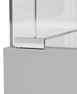 25" Glass Display Case W/ Top Lights, Wheels, Adjustable Shelves, Locking - Silver -Displays2go Shop cd209ansv3.ra3 preview