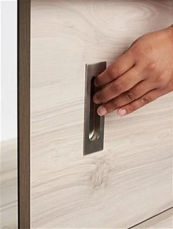 47" Tempered Glass Display Case, Top LED Lights, Locking Sliding Door - Gray -Displays2go Shop clmodc1.ra6 preview