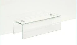 48 X 16 Write On Acrylic Cubicle Panel Extender With 2 Brackets - Clear 3 48 X 16 Write On Acrylic Cubicle Panel Extender With 2 Brackets - Clear -Displays2go Shop cubext4816.ra3 preview