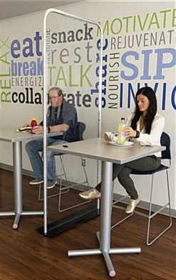 36" X 90" PVC Vinyl Divider With Portable Aluminum Frame, Floor Standing - Clear 5 36" X 90" PVC Vinyl Divider With Portable Aluminum Frame, Floor Standing - Clear -Displays2go Shop cvsseztb36.ra5 preview