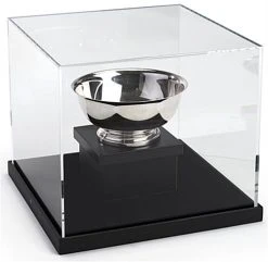 14 X 14 Countertop Display Case With Lift-Off Acrylic Top - Black