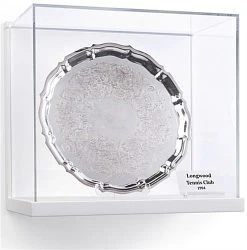 16 X 14 Wall Display Case W/ Lift-Off Acrylic Top - White