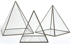 12 X 15 Medium Glass Pyramid Display Case With Copper Frame - Clear -Displays2go Shop dcpipetl.ra5 preview