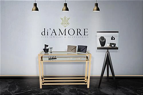 24" Glass Display Case w/ Pull-Out Door, 8 LED Lights, Tripod Legs - Black 24" Glass Display Case W/ Pull-Out Door, 8 LED Lights, Tripod Legs - Black -Displays2go Shop dctripled.ra10 preview