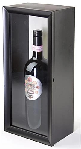 Shadow Box Doll Display Case for Tabletop or Wall, Magnetic Door Closure - Black Shadow Box Doll Display Case For Tabletop Or Wall, Magnetic Door Closure - Black -Displays2go Shop ddc614clr.ra1 preview