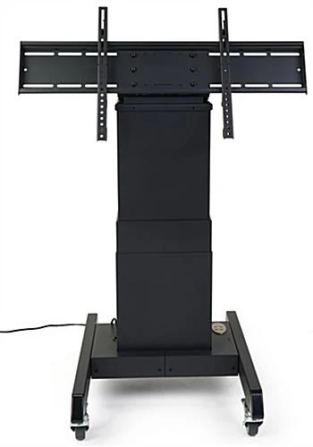Motorized TV Stand w/ Wheels, 43-100" Screens, Height Adjustable, Tilting - Black Motorized TV Stand W/ Wheels, 43-100" Screens, Height Adjustable, Tilting - Black -Displays2go Shop dgmltsbk.ra1 preview