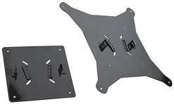 TV Stand For Floor With Power Strip, Fits Monitors 10 - 60-In, Angled Design - Black -Displays2go Shop drtv3260bk.ra4 preview