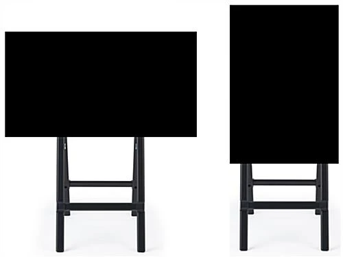 41"H Mobile Folding TV Easel with Wheels & Grip Handles For Monitors 32"-55" - Black 41"H Mobile Folding TV Easel With Wheels & Grip Handles For Monitors 32"-55" - Black -Displays2go Shop dssfdbk.ra9 preview