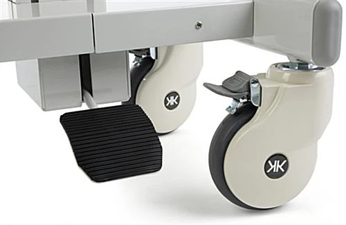 Computer Cart for (1) 15”-27” Screen, Height Adjustable, Locking Drawer – Gray Computer Cart For (1) 15”-27” Screen, Height Adjustable, Locking Drawer – Gray -Displays2go Shop dwmdc1m.ra4 preview