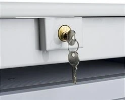 Computer Cart For (1) 15”-27” Screen, Height Adjustable, Locking Drawer – Gray 6 Computer Cart For (1) 15”-27” Screen, Height Adjustable, Locking Drawer – Gray -Displays2go Shop dwmdc1m.ra6 preview