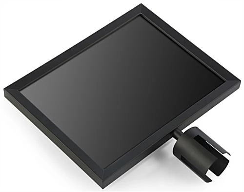 QueuePole.Economy 14 x 11 Stanchion Sign Frame, Slide-in Design, Landscape - Black QueuePole.Economy 14 X 11 Stanchion Sign Frame, Slide-in Design, Landscape - Black -Displays2go Shop ecpt1411sh.ra1 preview