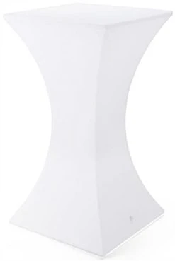 43.25” High-top Table W/ LED Lighting, 16 Color Options, Rechargeable Battery - White -Displays2go Shop fdled23cv.rw preview