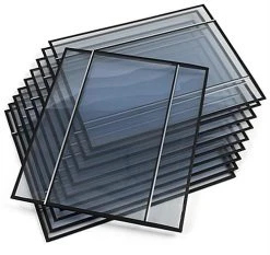 20 X 24 Desktop Sneeze Shield, PVC, Three Panels, Folding, Set Of 10 - Clear -Displays2go Shop fgcddb24.ra4 preview