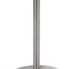 QueuePole Slim 16” Silver Stanchion Post, Rope Not Included