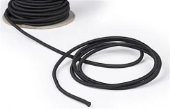 QueuePole Slim 100' Elastic Stanchion Cord - Black