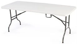 6' Folding Table - White