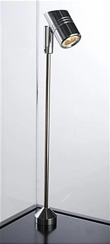 16" Pedestal Display Case w/ Cabinet Base, Locking Drawer, LED Spotlights - Black 16" Pedestal Display Case W/ Cabinet Base, Locking Drawer, LED Spotlights - Black -Displays2go Shop jscmscbksg.ra3 preview