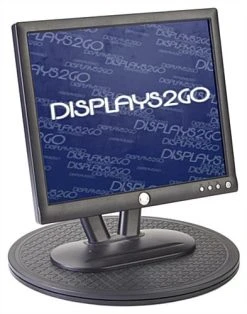 12” Desktop Monitor Stand With 360-degree Swivel Base - Black -Displays2go Shop lapswiv12.ra4 preview