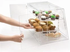 Acrylic Food Display Case With (3) Trays -Displays2go Shop lbtp148ft3.ra2 preview