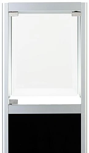 15" Pedestal Display Case w/ Interior LED Lights, Rechargeable, EZ Transport - Silver 15" Pedestal Display Case W/ Interior LED Lights, Rechargeable, EZ Transport - Silver -Displays2go Shop leddcpslv.ra5 preview