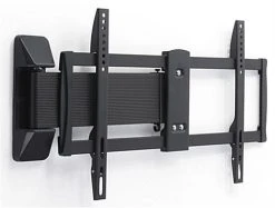 Curved TV Wall Mount With Articulating Arm, Fits Monitors 37 - 70", Tilting - Black