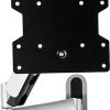 TV Wall Mount For Monitors 23 To 42", Full Motion Articulating Bracket - Silver