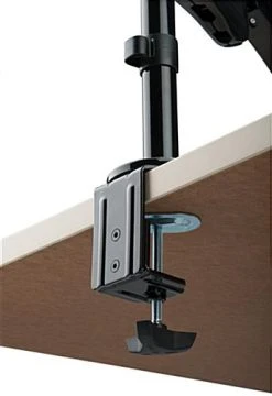 Monitor Mount W/ 2 Adjustable Arms, Tilting Bracket, Desk Or Grommet Clamp - Black -Displays2go Shop lmsswdm2a.ra5 preview