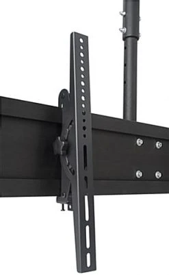 Ceiling TV Mount For (2) 30"-60” Monitors, Tilting Bracket, Adjustable Height - Black -Displays2go Shop lpgpcldb.ra2 preview