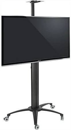 TV Stand With Portable Case, Fits Monitors 30 - 84-In, Wheels & Camera Mount – Black -Displays2go Shop lpgpwbc.ra2 preview