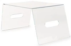 Acrylic Monitor Riser, 16.5" X 11.75" Surface, 9.5" Height – Clear -Displays2go Shop lrcac1 .ra2 preview