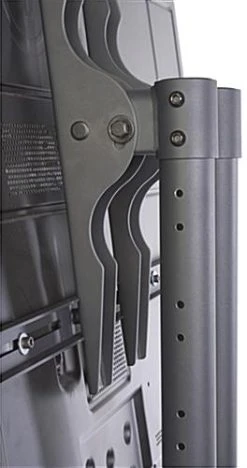 Dual Monitor LCD Stand With Double Mounting Brackets -Displays2go Shop mbcntrwtbk tiltbracket7595 preview 1