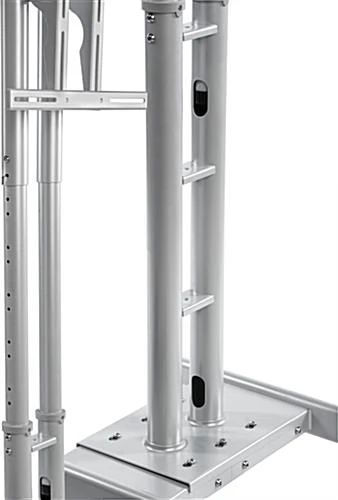 TV Stand w/ Wheels, Fits Monitors 32”-65”, Collapsible w/ Travel Case – Silver TV Stand W/ Wheels, Fits Monitors 32”-65”, Collapsible W/ Travel Case – Silver -Displays2go Shop mbtvkdsvc.ra3 preview