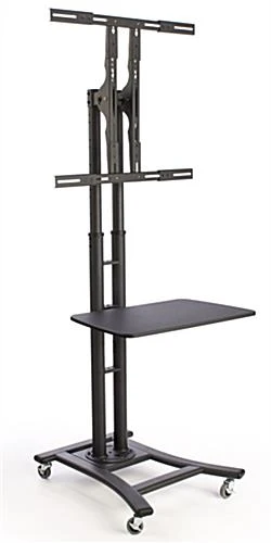LCD TV Stands w/ 28" Shelf, Fits Monitors 32 to 70 inches, Height-Adjustable – Black LCD TV Stands W/ 28" Shelf, Fits Monitors 32 To 70 Inches, Height-Adjustable – Black -Displays2go Shop mbtvsbk2ls.ra1 preview