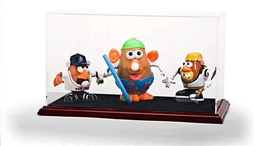 Model Display Case w/ MDF Cherry Base & Lift-Off Acrylic Top - Clear Model Display Case W/ MDF Cherry Base & Lift-Off Acrylic Top - Clear -Displays2go Shop mdc1810wd.rw preview