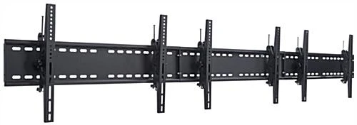 Video Wall Mount for (3) TV Screens Ranging From 30" - 60", Tilting Bracket - Black Video Wall Mount For (3) TV Screens Ranging From 30" - 60", Tilting Bracket - Black -Displays2go Shop mnbd3060s3.ra2 preview