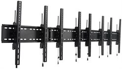 Video Wall Mount For (4) 30" - 60" TV Screens, Portrait, Tilting Bracket - Black -Displays2go Shop mnbd3060s4p.ra2 preview