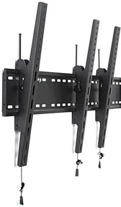 Video Wall Mount For (4) 30" - 60" TV Screens, Portrait, Tilting Bracket - Black -Displays2go Shop mnbd3060s4p.ra3 preview