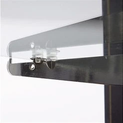 Retail Counter W/ Black Cabinet Base, Sliding Doors & Adjustable Shelf 2 Retail Counter W/ Black Cabinet Base, Sliding Doors & Adjustable Shelf -Displays2go Shop mrchv4bkkd.ra2 preview