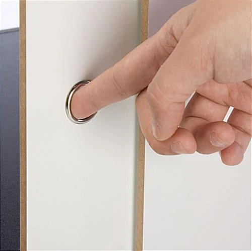 Retail Counter w/ Black Cabinet Base, Sliding Doors & Adjustable Shelf Retail Counter W/ Black Cabinet Base, Sliding Doors & Adjustable Shelf -Displays2go Shop mrchv4bkkd.ra4 preview