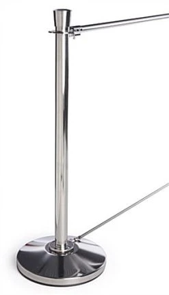 Café Barrier System W/ 7 Banners & 8 Stanchions - Red -Displays2go Shop pcafe.ra2 preview 11