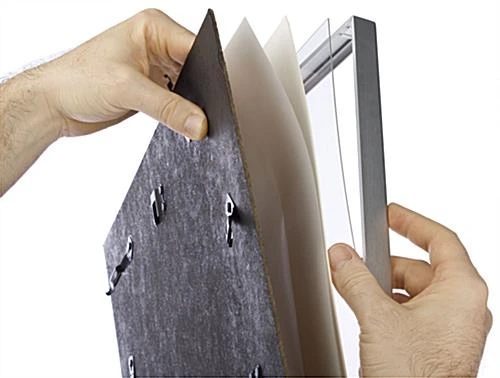 16 x 20 Poster Frame for Wall, Matted to 11 x 14, White Mat, 3/8" Profile - Silver 16 X 20 Poster Frame For Wall, Matted To 11 X 14, White Mat, 3/8" Profile - Silver -Displays2go Shop pfa10sv162.ra3 preview