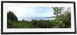 36" X 12" Black Panoramic Picture Frame With White Mat Board 3 36" X 12" Black Panoramic Picture Frame With White Mat Board -Displays2go Shop pnfa3612mb straighton preview